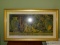 (MBED) FRAMED PRINT; FRAMED AND MATTED MAXWELL PARRISH PRINT IN GOLD FRAME- 34.5 IN 20.5 IN