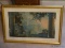 (MBED) FRAMED PRINT; FRAMED AND MATTED MAXWELL PARRISH PRINT IN GOLD FRAME- 28 IN X 18.5 IN