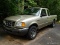 2001 FORD PICKUP; 2001 FORD RANGER XLT EXTENDED CAB PICKUP WITH 73,016, TAN WITH BEIGE UPHOLSTERY IN