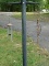 (OUT FRONT) 2 HANGING WIND CHIMES- HUMMINGBIRD AND DRAGONFLY