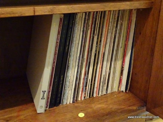 (LR) RECORD LOT; LOT OF 33 RPM RECORDS TO INCLUDE- NEIL DIAMOND, SIMON AND GARFUNKEL, CLASSICAL,