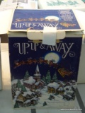 (UPBED) DEPT. 56 ITEM; DEPT. 56 ANIMATED REINDEER AND SLEIGH IN ORIGINAL BOX