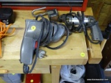 (GARAGE) 2 DRILLS; 2 ELECTRIC DRILLS- CRAFTSMAN AND POWER HOUSE