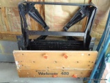 (GARAGE) WORKMATE TABLE; WORKMATE 400 FOLDING WORK TABLE