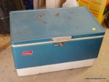 (GARAGE) COOLER; COLEMAN METAL COOLER