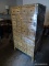 (GARAGE) ORIENTAL CABINET; ORIENTAL PAINTED OVER TEAK WOOD MULTI- DRAWER CABINET- 35 IN X 22.5 IN X