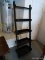 (GARAGE) WALL BOOK SHELF- BLACK WALL BOOK SHELF- 25 X 16 IN X 75 IN