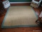 (SUNRM) RUG; SISAL RUG WITH CLOTH BANDING- 7 FT. X 6 FT. 6 IN