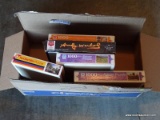 (GARAGE) BOX LOR; BOX LOT OF 5 BOXES OF PUZZLES