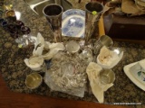 (KIT) LOT OF ASSORTED KITCHEN ITEMS; LOT INCLUDES 16 STIEFF PEWTER JEFFERSON CUPS, 2 ELECTROPLATE