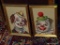 (LR) LOT OF MATCHING NEEDLE POINT CLOWNS; 2 PIECE LOT OF MATCHING FRAMED NEEDLE POINT CLOWNS IN A