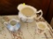 (DR) LOT OF VINTAGE CHINA; 3 PIECE LOT OF VINTAGE CHINA TO INCLUDE 2 HANDPAINTED CREAMERS AND 1