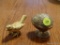 (DR) LOT OF GOLD TONE ITEMS; LOT INCLUDES A VINTAGE BIRD SACCHARIN HOLDER THAT IS APPROXIMATELY 50