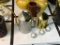 (DNRM) LOT OF VINTAGE OIL AND WATERING CANS; 5 PIECE LOT TO INCLUDE 3 SMALL PUSH-BUTTON OILING CANS,