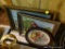 (DNRM) SET OF NEEDLEPOINT PICTURES; 3 PIECE LOT TO INCLUDE; A SMALL OVAL FLORAL NEEDLEPOINT IN A