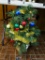 (DNRM) TABLETOP HOLIDAY TREE; ARTIFICIAL PRE-LIT MULTI-COLORED LIGHT TREE WITH ASSORTED CHRISTMAS