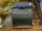 (DNRM) ANTIQUE ROYAL TYPEWRITER; ANTIQUE TYPEWRITER WITH GREEN KEYS IN VERY GOOD CONDITION.