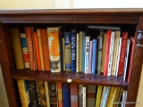 (FOYER) SHELF OF VINTAGE BOOKS; 29 PIECE LOT OF VINTAGE BOOKS TO INCLUDE TITLES SUCH AS HEALING