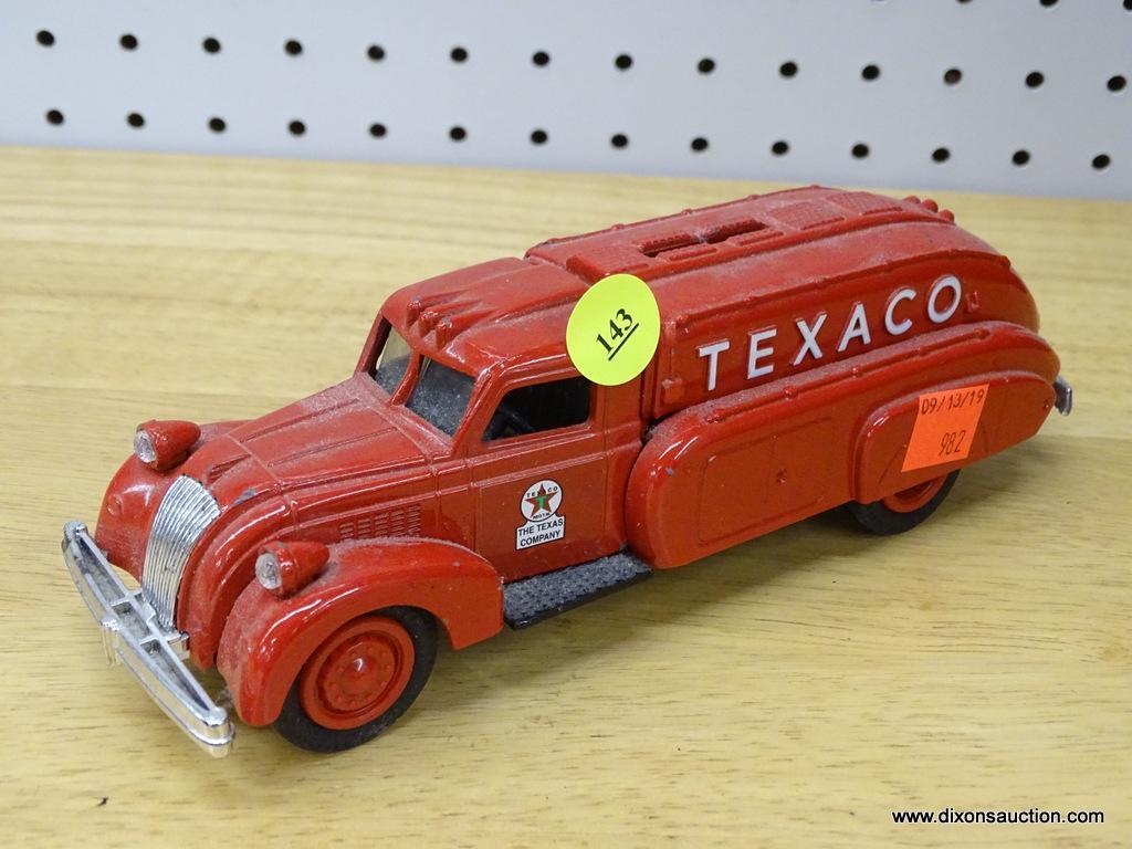 texaco truck piggy bank