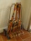 VINTAGE CROQUET SET; WOODEN CROQUET SET. COMES WITH 7 MALLETS, 4 BALLS, ANDMETAL STAKES. COMES IN A