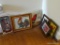 (FAM) LOT OF ASSORTED WALL DECORATIONS; 6 PIECE LOT OF WALL DECORATIONS TO INCLUDE 2 PICTURES OF