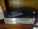 (DEN) VINTAGE SYMPHONIC STEREO MUSIC SYSTEM; SYMPHONIC AM/FM STEREO RECEIVER WITH 8-TRACK AND