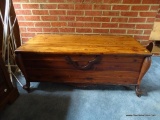 (SDRM) THE STANDARD CEDAR CHEST; THE STANDARD RED CEDAR CHEST COMPANY WOODEN CHEST WITH A FLIP TOP
