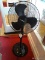 PELONIS 18'' BLACK STAND FAN. MODEL FS45-18UR ITEM NEED REWIRE AS FAN NO LONGER ROTATES WHEN ON.