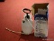 CHAPIN BLEACH DISINFECTANT SPRAYER, IN THE ORIGINAL BOX, BOX IS DAMAGED BUT THE ITEM IS NEW.