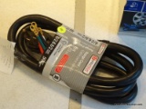 UTILITECH RANGE CORD; 6 FT, 4 PRONG RANGE CORD WITH 6/2 AND 8/2 GAUGE AND 50 AMPS. MODEL #0118694.