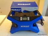 KOBALT INFLATOR; KOBALT DUAL-POWER INFLATOR, 12V ON THE ROAD 120V AT HOME. COMES WITH 2 SPORTS