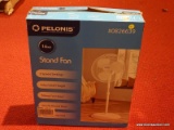 PELONIS STAND FAN; PELONIS 16-IN 3-SPEED INDOOR STAND FAN. ITEM #826639 MODEL #FS40-19M. MAY NOT