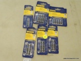 LOT OF IRWIN IMPACT BITS; 6 PIECE LOT TO INCLUDE 2 PACKS OF #1 1-15/16 IN POWER BITS, #2 POWER BITS,