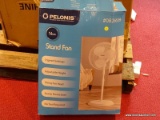 PELONIS 16'' STAND FAN, ALL FAN PIECES ARE IN THE BOX, BOX HAS BEEN OPENED.