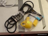 LOT OF ASSORTED ITEMS; LOT INCLUDES A UTILITECH 8 FT WORKSHOP REPLACEMENT CORD, AND A ROAD & HOME