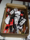 BOX LOT OF ASSORTED CRAFTSMAN ITEMS; LOT INCLUDES ASSORTED SCREWDRIVERS, A FLASHLIGHT, SEVERAL