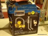 REESE LOCK KIT; YELLOW AND BLACK KEYED ALIKE ANTI-THEFT LOC KIT.