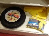 RAINCOAT AND UNIVERSAL FIT WHEELBARROW TIRE; 2 PIECE LOT TO INCLUDE A MARATHON UNIVERSAL FIT