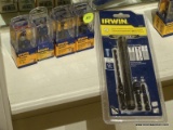 LOT OF IRWIN MARPLES ROUTER BITS; 4 PIECE LOT OF IRWIN ROUTER BITS TO INCLUDE 2 1/4 IN X 1 IN