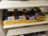 LOT OF DEWALT MESH SANDPAPER; 19 PIECE LOT OF DEWALT MESH SANDPAPER PACKS TO INCLUDE 9 5 IN