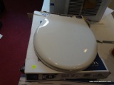 CHURCH 16.5'' TOILET SEAT, IN ORIGINAL BOX AND LOOKS NEW.