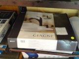 GIAGNI FAUCET NEW IN BOX, ITEM IS NEW BUT IS MISSING PARTS.