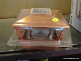 BRUSHED BRONZE FINISH SOLAR LIGHT, NEW IN PLASTIC PACKAGE. TESTED WORKS AFTER DIRECT SUNLIGHT IS