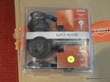 GATEHOUSE COMBINATION ENTRY/DEADBOLT DOOR LOCK. AGED BRONZE FINISH. ITEM IS NEW AND THE PACKAGING IS