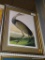 FRAMED CRANE PRINT; JOHN J. AUDUBON PRINT TITLED 