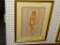 PIN UP GIRL PRINT; ALBERTO VARGAS PIN UP GIRL PRINT OF A NUDE WOMAN HOLDING A BASKET OF EGGS AND