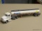 CHEVRON TOY TANKER; CHEVRON TOY OIL TANKER TRUCK WITH TAIL LIGHTS. OUT OF BOX.