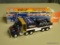 CLARK TOY RACE CAR CARRIER; CLARK 1996 TOY RACE CAR CARRIER WITH HEAD AND TAIL LIGHTS, BACK-UP ALERT