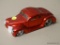 FORD MODEL CAR; JADA TOYS 1940 RED FORD D-RODS MODEL CAR. SCALE 1:24. OUT OF BOX.