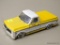 CHEVROLET MODEL PICK UP; JADA TOYS 1972 CHEVROLET YELLOW ON WHITE CHEYENNE PICK UP TRUCK WITH